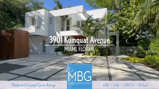 Sold 3901 Kumquat Ave Coconut Grove  Miami Real Estate [upl. by Eidualc]