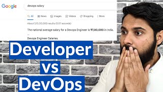 Developer vs Devops Who earns more shorts [upl. by Bronder330]