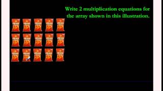 Multiplying Numbers Using Arrays [upl. by Ching]