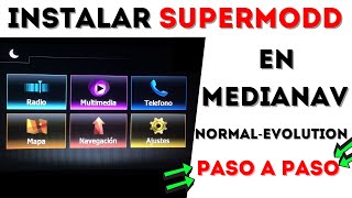 Como instalar Supermodd en Medianav NormalEvolution  UNBOXINGPLUS [upl. by Beyer]