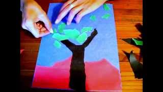 Construction Paper Tearing Lesson Precutting Preschool Art [upl. by Audie]