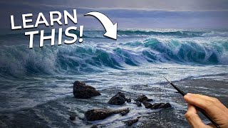 Livestream Painting a Crashing Wave in Oils [upl. by Mahoney]