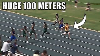 Nobody Was Even Close  Kalen Walker Drops Worlds Fastest 100 Meter Time In 2024 [upl. by Nahgen599]