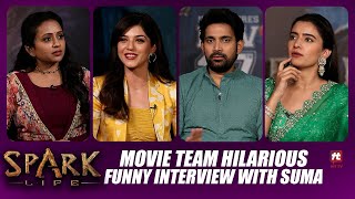 SPARK Movie Team Hilarious Fun Interview With Suma  Vikranth  Mehreen Pirzada  Rukshar Dhillon [upl. by Crescantia]