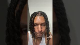 Loc journey locs retwist [upl. by Aynekat]