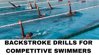 Back stroke drills progression  improve back stroke technique [upl. by Cleo]