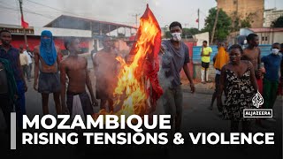 Mozambique police crackdown on demonstrators Opposition vow to continue protests [upl. by Fredi879]