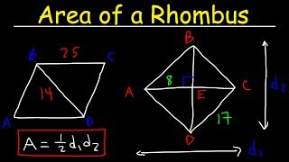 Area of a Rhombus [upl. by Neelyhtak]