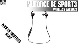 Bezdrátová sluchátka  NuForce Be Sport 3  Recenze CZ [upl. by Ilahtan]