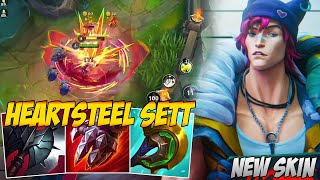 HEARTSTEEL SETT NEW SKIN GAMEPLAY IN CHINA  WILD RIFT [upl. by Nnairret]