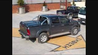 At wwwaccessories4x4com Toyota Hilux 4x4 Vigo 30 sport cover 20102011 offroad accessories test [upl. by Aynodal208]