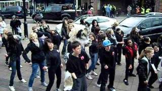 OFFICIAL Michael Jackson flash mob hoddesdon [upl. by Melamie]