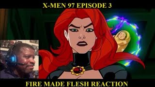 XMen 97  Episode 3 Fire Made Flesh Reaction [upl. by Lehcor361]