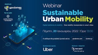 Sustainable Urban Mobility Webinar by ypodomescom [upl. by Amin]