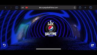 Pepsi Super Bowl LV Halftime Show Commercial WebAR Portal [upl. by Nylitak]