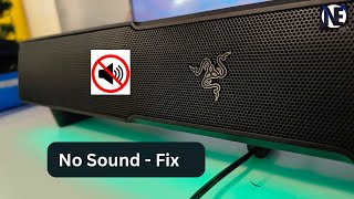 Easy fix Razer Leviathan NO Sound  Model RC30039201 [upl. by Earissed]