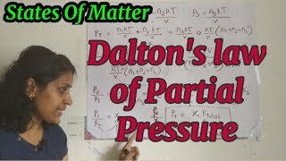 Daltons law of partial pressureStates of Matter 11th Chemistry in Malayalam [upl. by Boggers360]