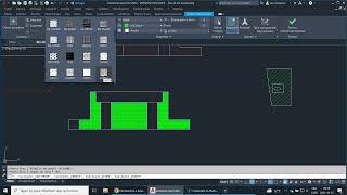 hachures autocad 2022 [upl. by Bertasi]