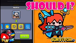 WHEN SHOULD I SWITCH TO METALLIA  Survivorio Recommended Crit Rate for S Survivor [upl. by Eisse669]