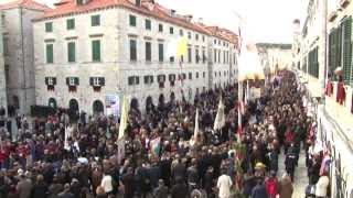 SVETI VLAHO DUBROVNIK  PROCESIJA [upl. by Ottillia]