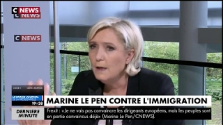 Marine Le Pen contre limmigration [upl. by Esor]