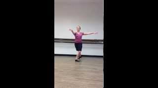 Pirouettes En Dehors ballet class tutorial beginner [upl. by Zwart204]