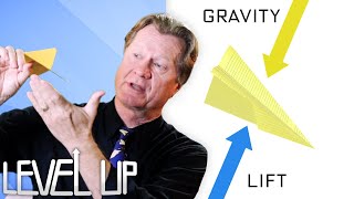 Aerodynamics Explained by a World Record Paper Airplane Designer  Level Up  WIRED [upl. by Anitahs]