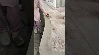 How Edges Plaster ✅ plaster construction satisfying amazing fast skills DIY viralvideo [upl. by Retnuh]