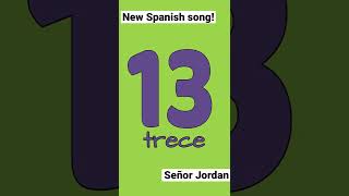 Spanish song to practice numbers 120 short [upl. by Sadler442]