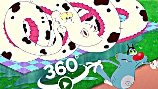 Como Oggy vs Sean monster 360 degree minecraft [upl. by Chiou848]