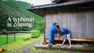 How We Prepare for a Typhoon in the Japanese Countryside [upl. by Clite]