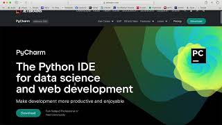 How to Download and Install PyCharm on Mac  Install PyCharm IDE on MacOS [upl. by Annazor133]