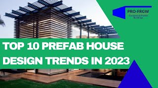 Top 10 Prefab House Trends in 2023 Porta Cabin Manufacturer Jeddah NEOM Riyadh Dammam Saudi Arabia [upl. by Leiuqese]