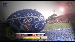 NFL Flag Football Falcons vs Redskins Highlight Feature [upl. by Fuld]