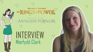 THE RINGS OF POWER  interview Morfydd Clark [upl. by Otes]