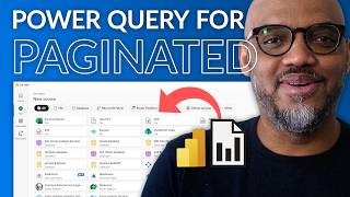 At last Power Query within Power BI Report Builder [upl. by Sanborn]