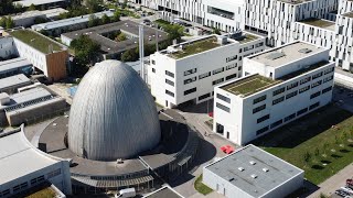 TUM Garching Campus Drone footage [upl. by Bonine882]