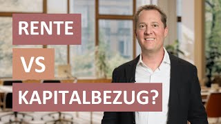 Besser Rente oder Kapitalbezug in der Pensionskasse [upl. by Vargas]