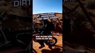 Police Officer Missing After Dirt Bike Crash [upl. by Anasxor]