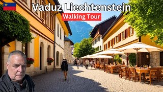 Vaduz Liechtenstein 4K  Walking Tour [upl. by Meldoh]