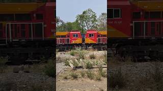 Gooty WDG4G sounds  Double Diesel Engine  General Electric Wabtec Locomotives [upl. by Edobalo]