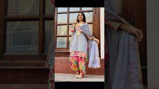 Latest Punjabi suit design punjabisuitdesign suitdesign suitfashion suit punjabi shorts ♥️ [upl. by Eiduam705]