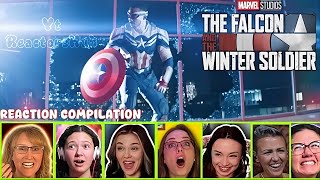 Sam Wilson’s Entry in Captain America Suit Reaction Compilation  The Falcon and the Winter Soldier [upl. by Ainwat]