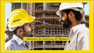 Schalungsvormontage auf der Baustelle de [upl. by Starinsky774]