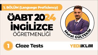 1  Cloze Tests  ÖABT 2024 İNGİLİZCE ÖĞRETMENLİĞİ [upl. by Anilat539]