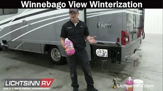 LichtsinnRVcom  Winnebago View Winterization  A Live Webcast Reproduction [upl. by Betthel]