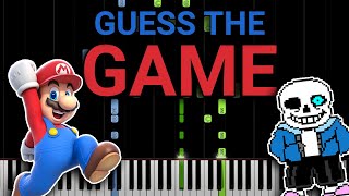 Do You Know These Video Games Piano Quiz  Part 1 [upl. by Fisuoy944]