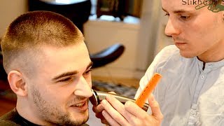 Colin Farrell mens hair buzz cut  tutorial on how get the famous hollywood hairstyle [upl. by Ainitsirhc]