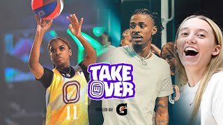 JA MORANT amp PAIGE BUECKERS WATCH CRAZIEST 5v5 GAME EVER JA’S SIS CAN HOOP 😱 [upl. by Terhune]