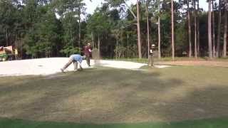 Hand Sprigging greens with TifEagle Bermuda Grass at Chechessee Creek Club [upl. by Rifkin]